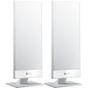 KEF T-101 állványos hangfal fehér színben.