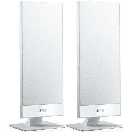 KEF T-101 állványos hangfal fehér színben.