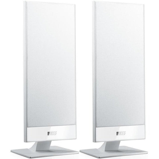 KEF T-101 állványos hangfal fehér színben.