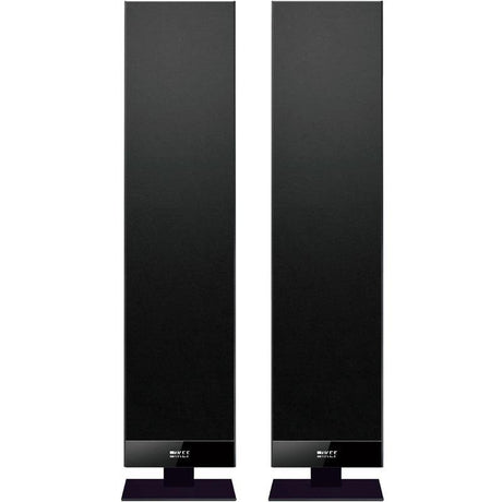 KEF T-301 állványos hangfal fekete színben.