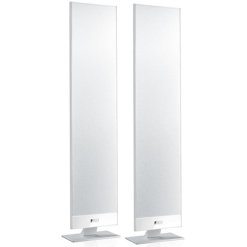 KEF T-301 állványos hangfal fehér színben.
