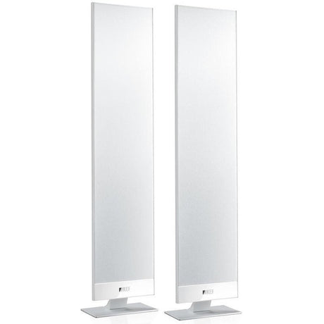 KEF T-301 állványos hangfal fehér színben.