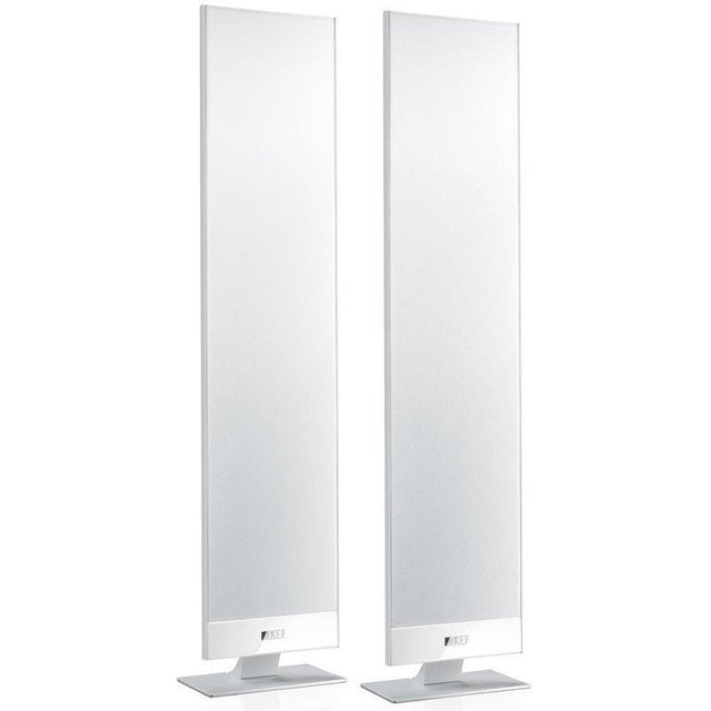 KEF T-301 állványos hangfal fehér színben.