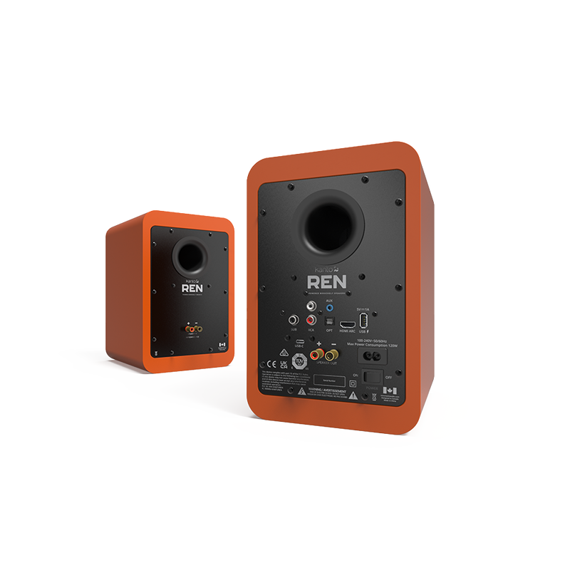 Kanto Audio REN  Aktív hangfal, matt narancssárga - 2