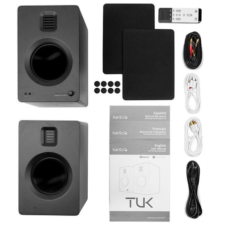 Kanto Audio TUK aktív Bluetooth hangfal, matt fekete - 4