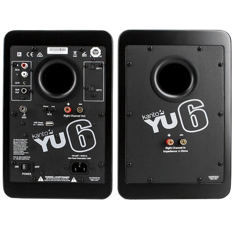 Kanto Audio YU6 aktív hangfal, matt fekete - 2