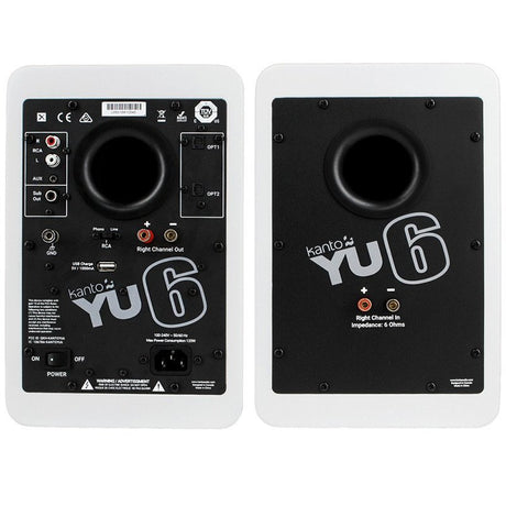 Kanto Audio YU6 aktív hangfal, matt fehér - 2