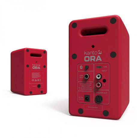 Kanto ORA  Aktív hangfal Bluetooth és USB bemenettel ,piros - 3