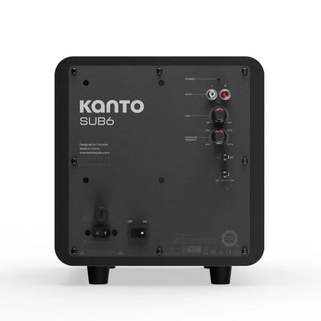 Kanto Audio SUB6 mélyláda, matt fekete