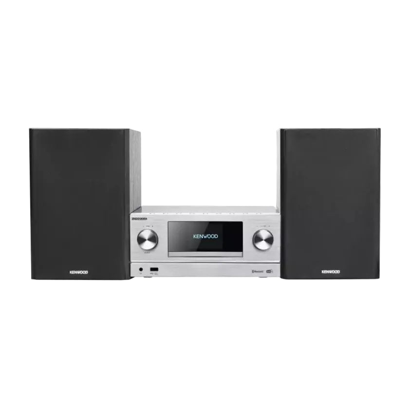 Kenwood M-9000S-S Mini hifi rendszer okos funkciókkal, ezüst színben