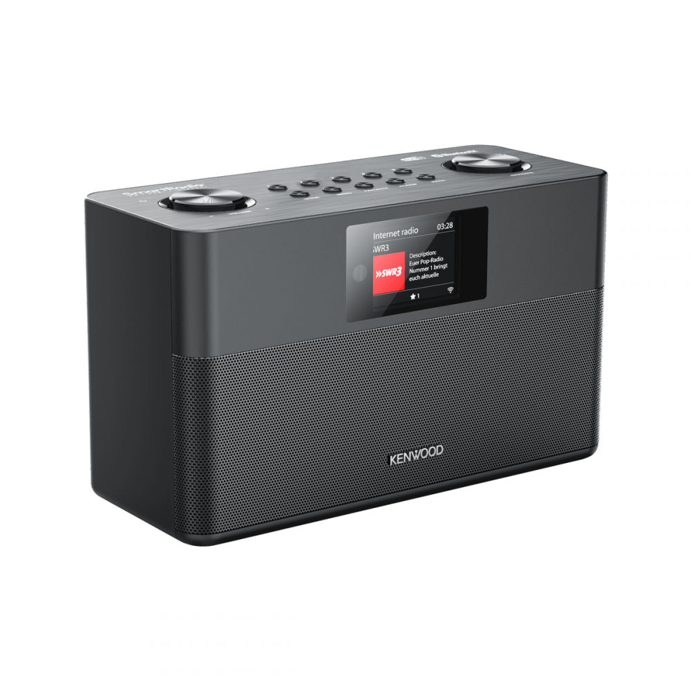 Kenwood CR-ST100S-B kompakt internet rádió, fekete
