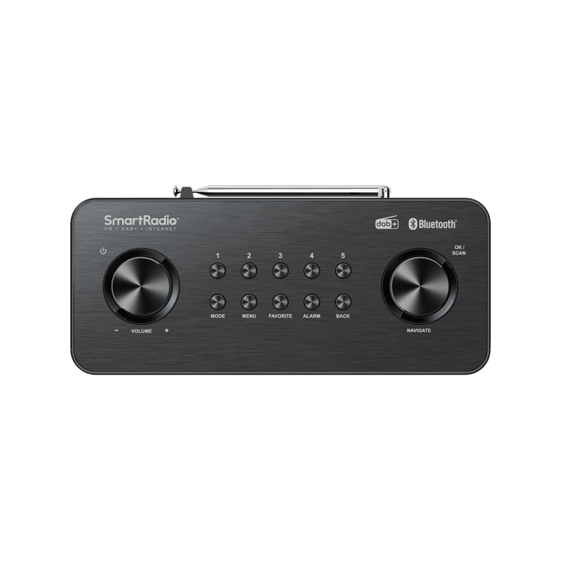 Kenwood CR-ST100S-B kompakt internet rádió, fekete - 2