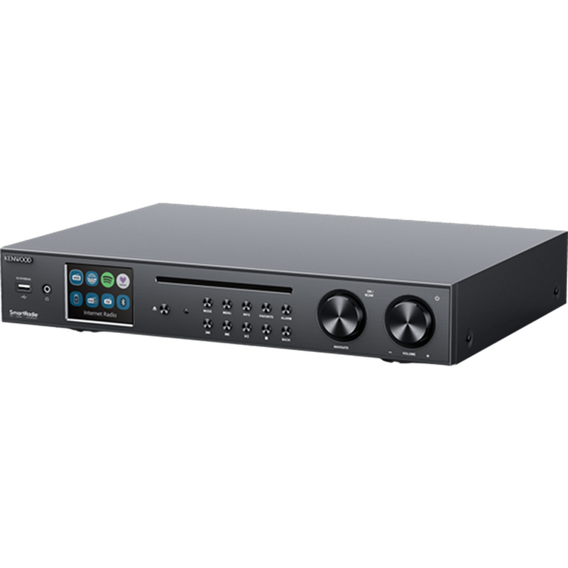 Kenwood KRW-8000SCD-B Mini hifi rendszer okos funkciókkal, fekete színben - 2