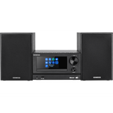 Kenwood M-7000S-S Mini hifi rendszer okos funkciókkal, fekete színben