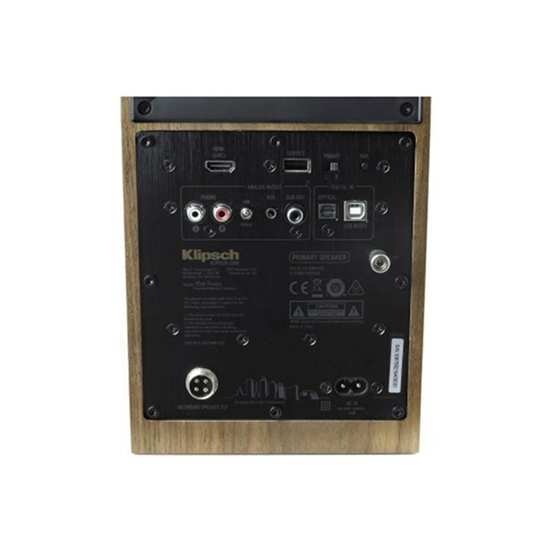 Klipsch The Fives, aktív hangszóró, dió - 4