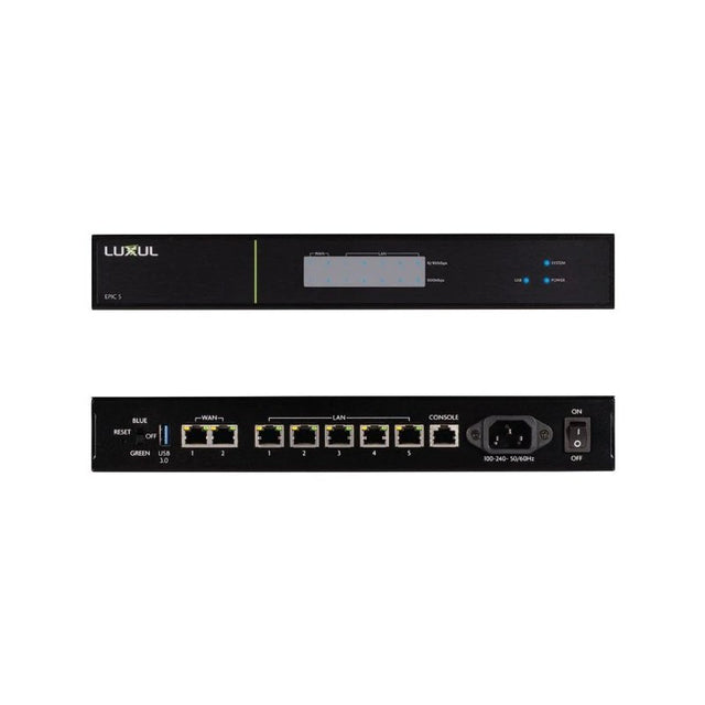Luxul ABR5000E AV EPIC5 Dual-WAN VPN FULL Gb Router RM