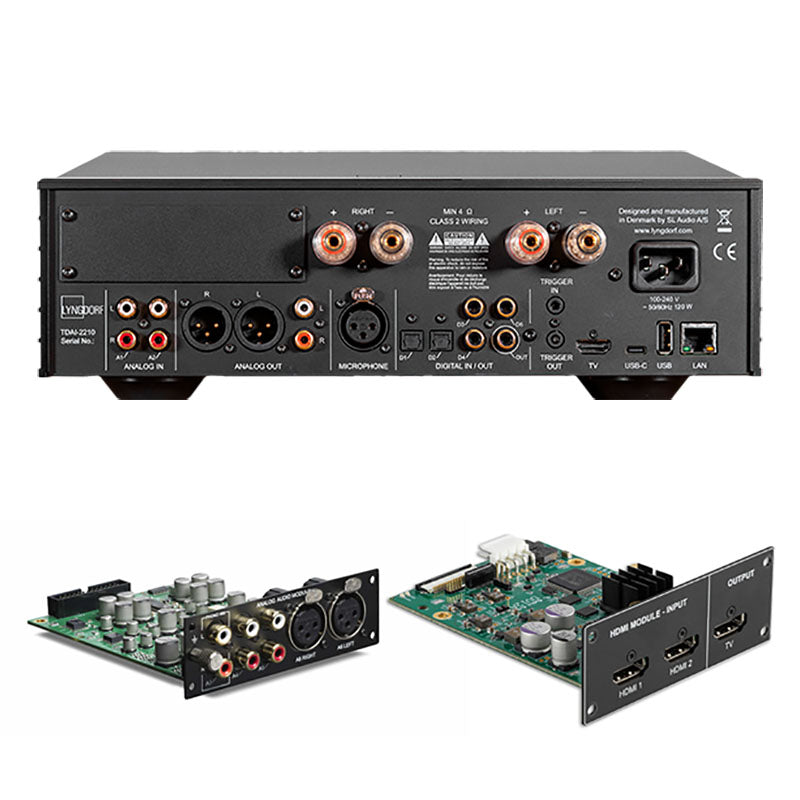 Lyngdorf Audio TDAI-2210 hálózati sztereó erősítő (HDMI 2.1 modullal szerelt verzió)