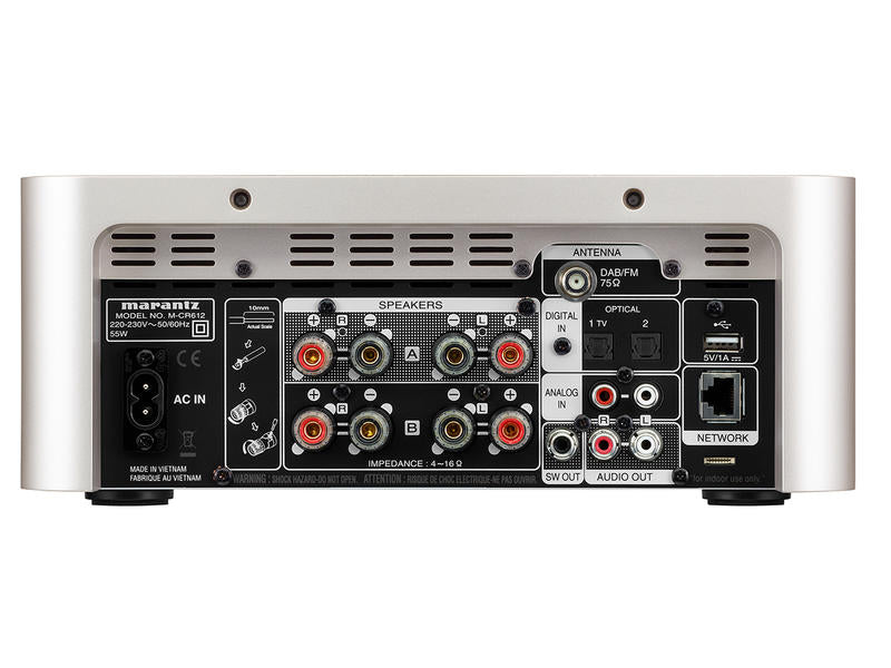Marantz  Melody X ( MCR612) hálózati lejátszó/erősítő CD játszó silver gold színben - 2