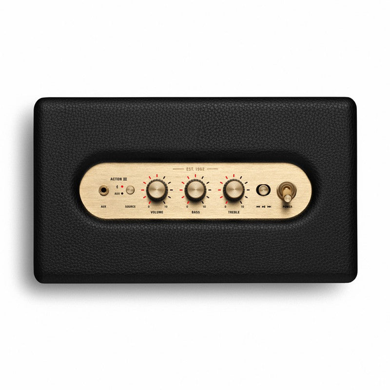 Marshall Acton III Bluetooth hangszóró, fekete - 2