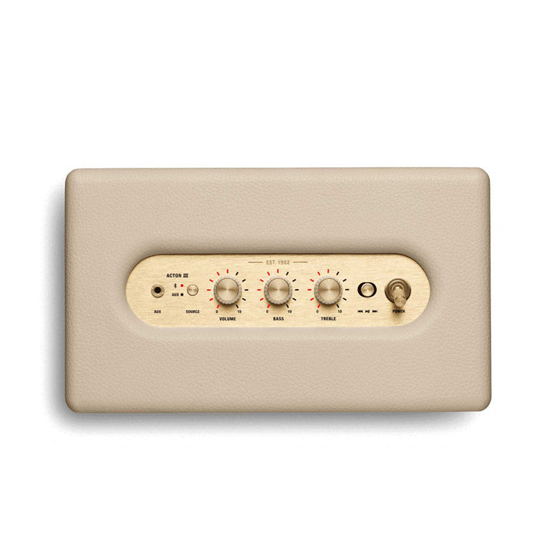 Marshall Acton III Bluetooth hangszóró, krém - 3