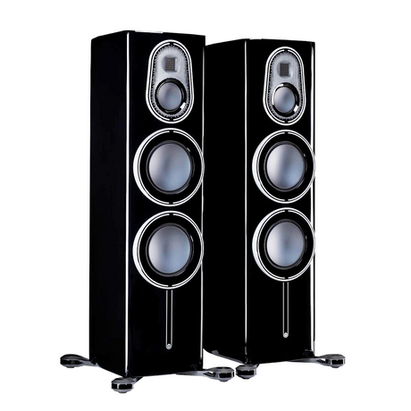 Monitor Audio Platinum 300 3G álló hangfal, zongoralakk fekete Piano Black