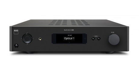 NAD C658 BluOs képes hálózati lejátszó, hybrid digitális sztereó előerősítő/DAC/fejhallgató erősítő