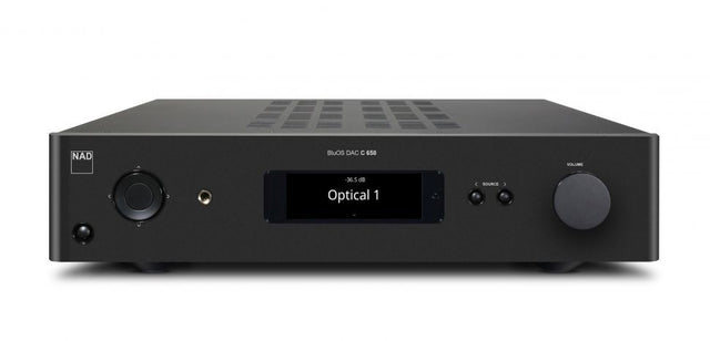 NAD C658 BluOs képes hálózati lejátszó, hybrid digitális sztereó előerősítő/DAC/fejhallgató erősítő