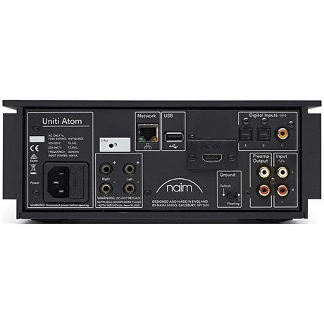 Naim Uniti Atom HDMI hálózati médialejátszó - erősítő, D/A konverter, fejhallgató erősítő - 3