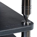 NorStone Como Base HI-FI állvány , fekete bőr - 4