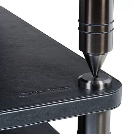 NorStone Como Base HI-FI állvány , fekete bőr - 4