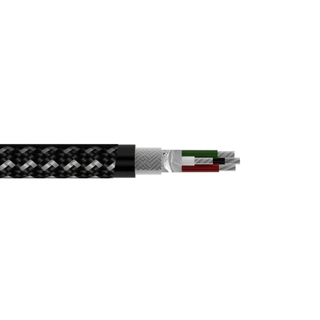 NorStone Jura USB A-B ezüstözött összekötő kábel  0,75m - 3