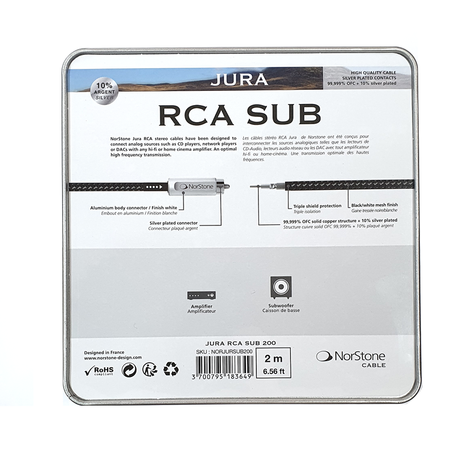 NorStone Jura subwoofer kábel, 2m - 3