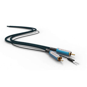NorStone Skye RCA Grounded ezüstözött audio összekötő kábel - 0,6M