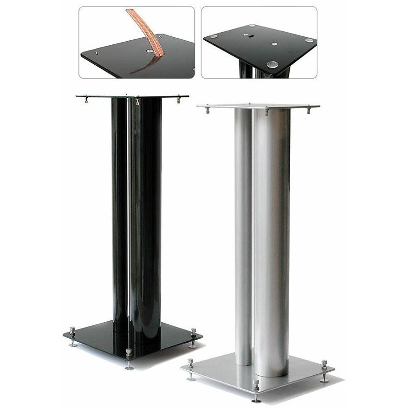 Norstone Stylum 3 hangfal állvány 800 mm, fekete színben - 2