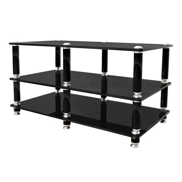 Norstone Stabbl AV TV  hifi állvány, fekete színben
