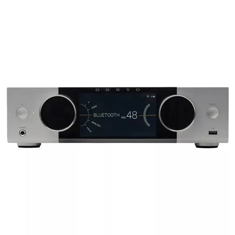 ONKYO MUSE Y-40 hálózati zenelejátszó és integrált nagyteljesítményű erősítő, ezüst