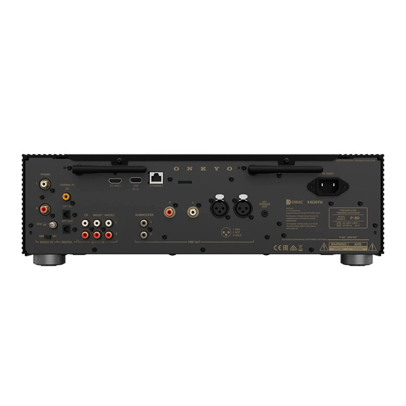 Onkyo Icon P-80 hálózati sztereó előerősítő, fekete - 2