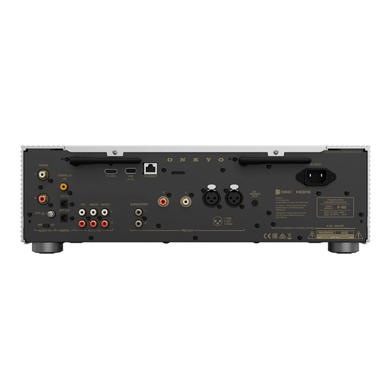 Onkyo Icon P-80 hálózati sztereó előerősítő, ezüst - 2