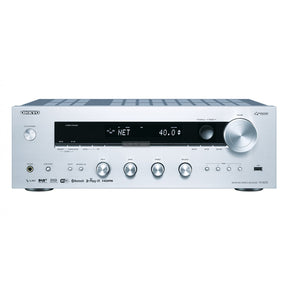 Onkyo TX-8270 DAB + hálózatképes sztereó rádióerősítő, ezüst színben