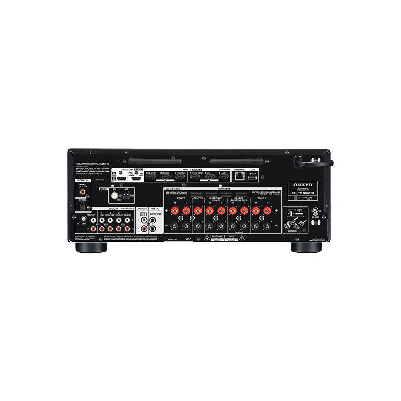 Onkyo TX-NR6100 7.2  Dolby Atmos, DTS:X házimozi erősítő fekete színben - 2