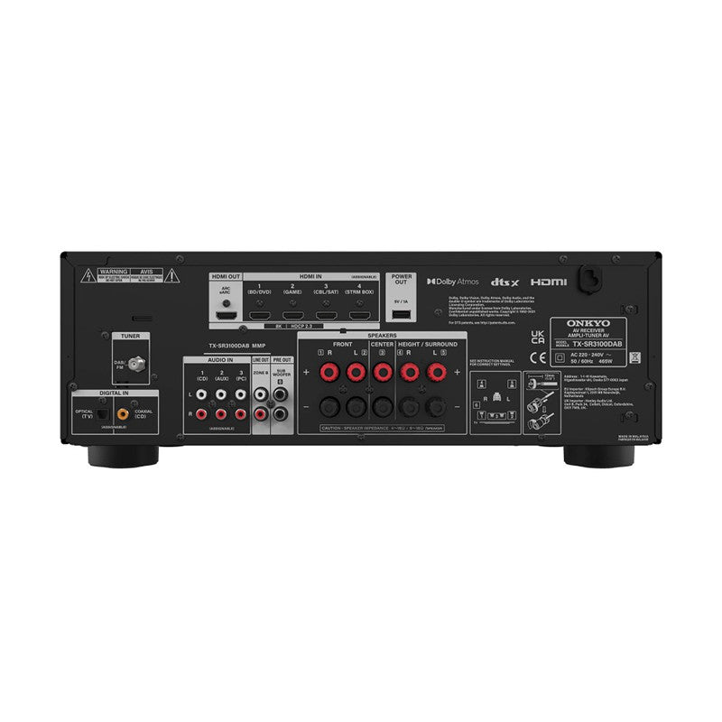 Onkyo TX-SR3100 DAB 5.2 csatornás házimozi erősítő - 2