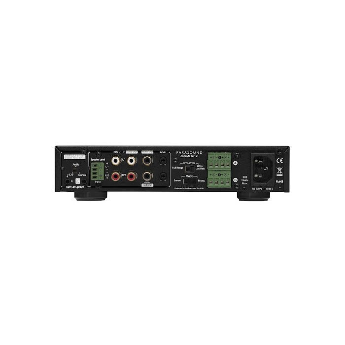 Parasound ZoneMaster ZM2 2 csatornás végerősítő, subwoofer keresztváltóval - 2