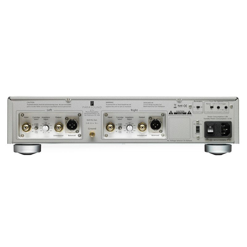 Parasound JC 3+ phono előerősítő ezüst színben - 3