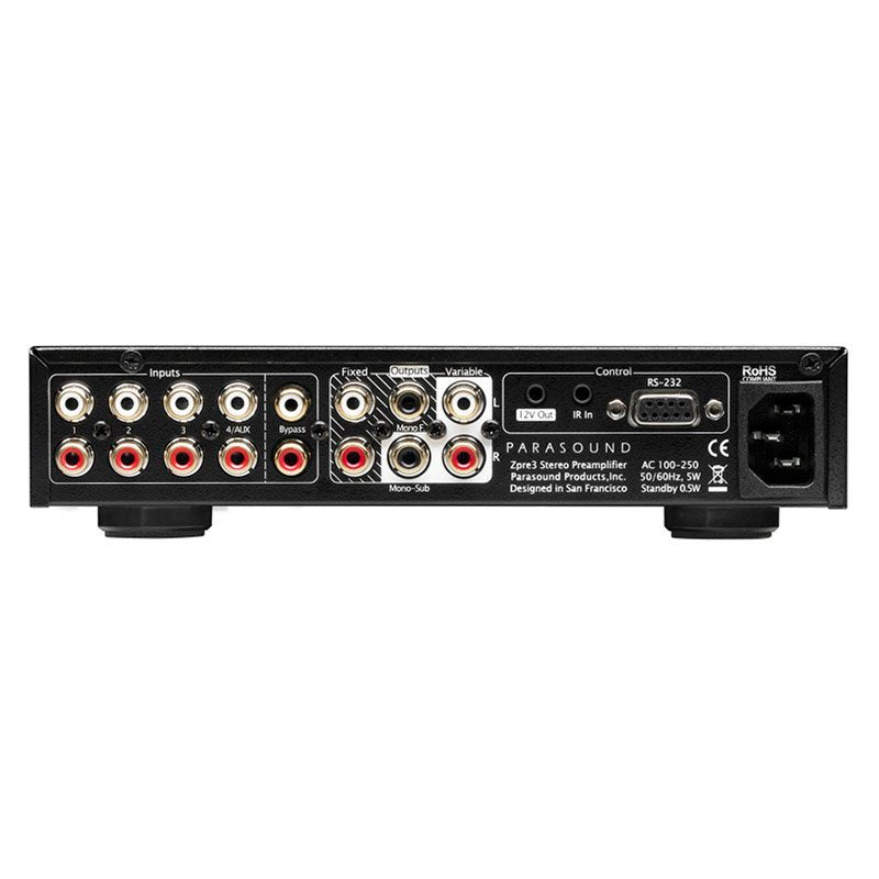 Parasound Zpre3 fél rack szélességű sztereó előerősítő - 3