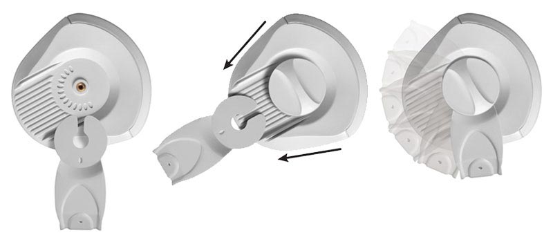 Polk Audio Atrium 5 kültéri hangfal fehér színben. - 3