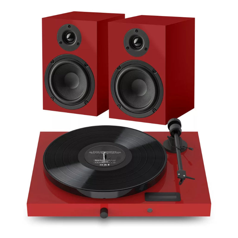 Pro-Ject Juke Box E1 HiFi Szett, vörös