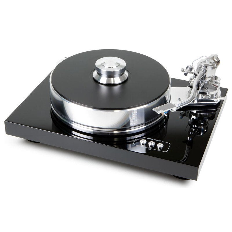 Pro-Ject Signature 10 analóg lemezjátszó fekete színben.