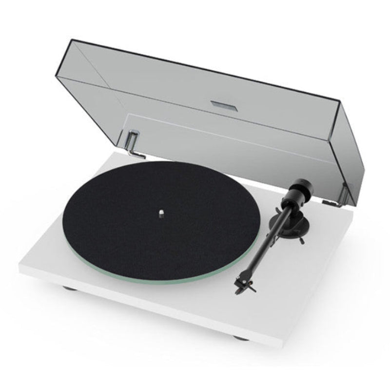 Pro-Ject T1 EVO Phono lemezjátszó phono előfokkal Ortofon OM10 hangszedővel, fehér