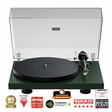 Pro-Ject Debut EVO 2  audiofil lemezjátszó, selyemfényű fenyőzöld