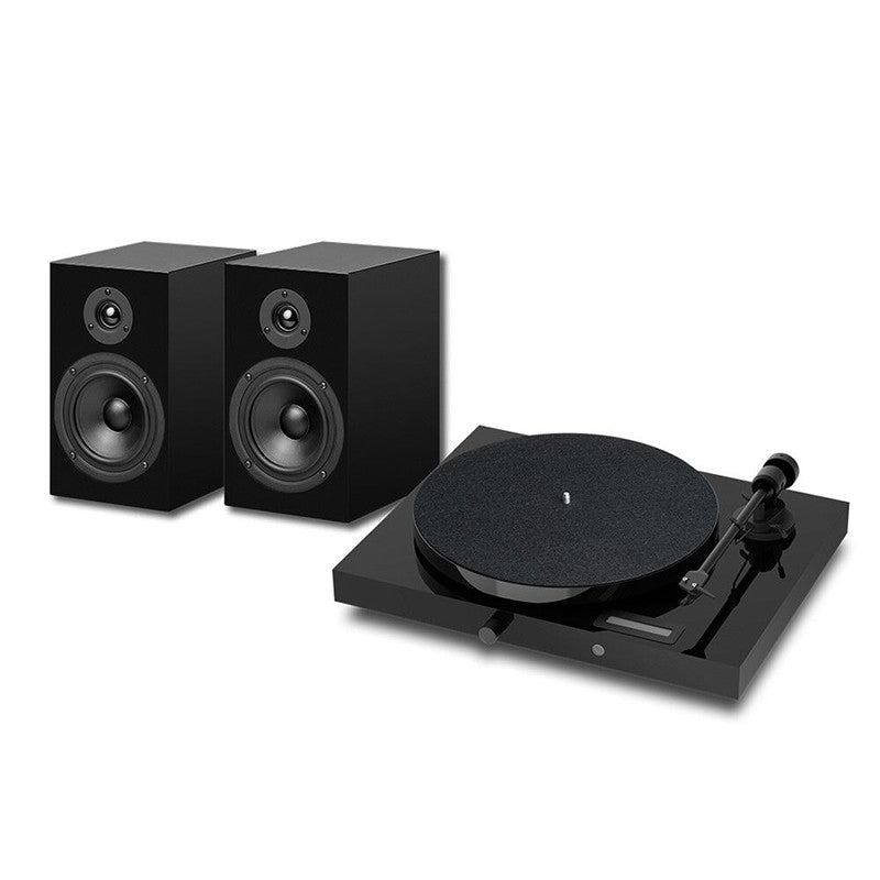 Pro-Ject Juke Box E1 HiFi Szett, lakk fekete - 2